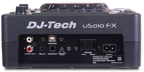 SUPERFICIE DE CONTROL Y REPRODUCTOR PARA DJ'S USOLO FX ENTRADA USB/SD CARD DE DJ-TECH