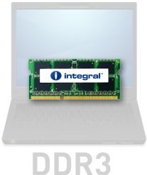 Modulo de memoria ValueRAM integral™ para ordenador portátil - Notebook - 2GB - 204 pines - DDR3 - SoDIMM - 1066MHz / PC3-8500 - 256 x 8 - Non ECC - CL7 - Rank 1