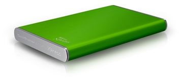 Disco duro externo 2.5" TrekStor DataStation pocket Xpress 82470 - sata de 1 TB - transferencia de datos mediante conexión USB 2.0 de alta velocidad - compatible con USB 1.1 - Mamba green