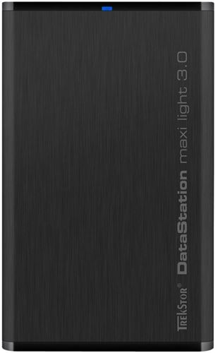 Disco duro externo 3.5" TrekStor DataStation maxi light Silver USB 3.0 - 2 TB. Transferencia de datos mediante conexión USB 2.0 de alta velocidad - compatible con USB 1.1 - Silver