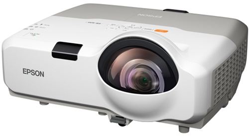 Proyector EPSON EB 420 - V11H447040LE - Proyector LCD - 2500 ANSI lumens - XGA (1024 x 768) - 4:3 - objetivo zoom de corto alcance - LAN
