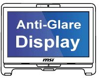 Ordenador Sobremesa AIO MSI Wind Top AP2011 Serie Proffesional, LCD Multi Táctil 20" 1600x900, 16:9, Dual Core G620 2.6GHz, 2GB DDR3, 500GB SATA2, Intel® HD 2000, HDMI, WiFi, Regulable, Win 7, Negro
