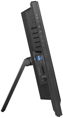 Ordenador Sobremesa AIO MSI Wind Top AP2011 Serie Proffesional, LCD Multi Táctil 20" 1600x900, 16:9, Dual Core G620 2.6GHz, 2GB DDR3, 500GB SATA2, Intel® HD 2000, HDMI, WiFi, Regulable, Win 7, Negro