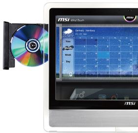 Ordenador Sobremesa AIO MSI Wind Top AE2410 Serie Entertainment, LCD Multi Táctil 23.6" 1920x1080, 16:9, Core™ i5-2410M 2.3GHz, 4GB DDR3, 500GB SATA2, NVIDIA GeForce™ GT 540M, HDMI, VGA, WiFi, Negro
