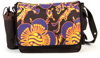 Bolso bandolera de Little Company, puede colgarse del cochecito/silla de paseo, estampado, con solapa