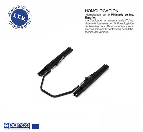 Juego de guías correderas para bases SPARCO Ref: 00493