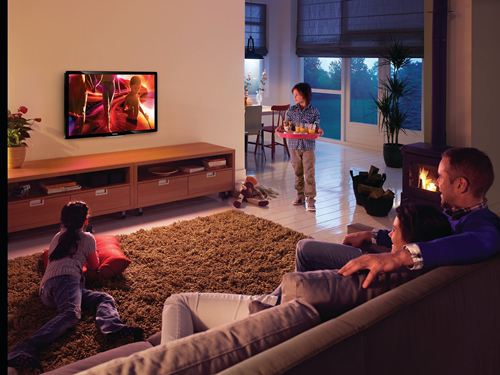 Televisor LED Philips 32PFL5406H/12 - 81 cm (32"), HD Ready y TDT/C. Relájate y disfruta de una magnífica noche frente a tu Televisor