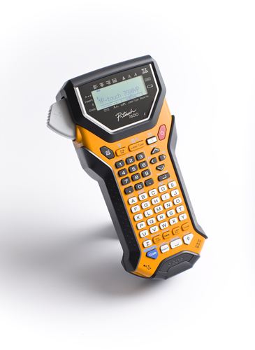 Rotuladora electrónica profesional de Etiquetas y Tickets térmica Brother PT-7600VP - Compacta, ancho máximo 24 mm, impresión en 7 lineas, 180 ppp, teclas ABCD, corte manual, cinta táctil, USB