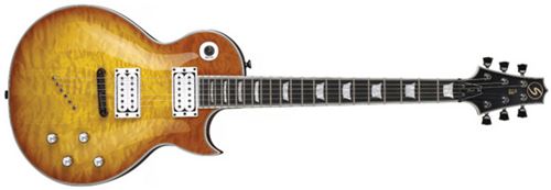 GUITARRA ELÉCTRICA SAMICK LN30 QM FTB Tobacco Burst, diseñada por J.T Riboloff