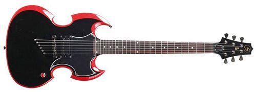 GUITARRA ELÉCTRICA SAMICK EV-10 BBR Negra, diseñada por J.T Riboloff