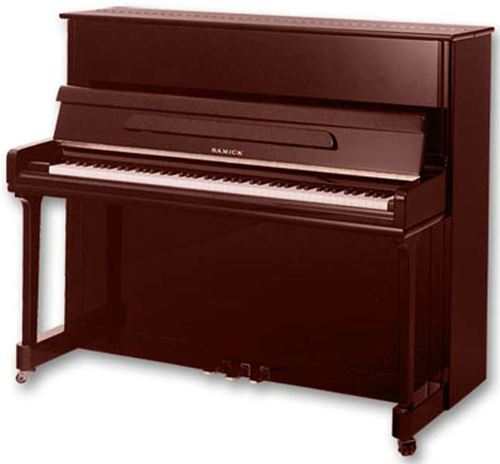Piano vertical SAMICK JS-121 caoba poliester