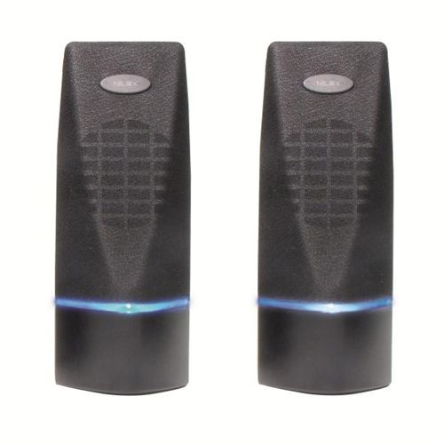 Altavoces para PC Nilox 10NXCARV02002, buen diseño y compacto, ofrece una reproducción clara de los efectos de sonido y música.