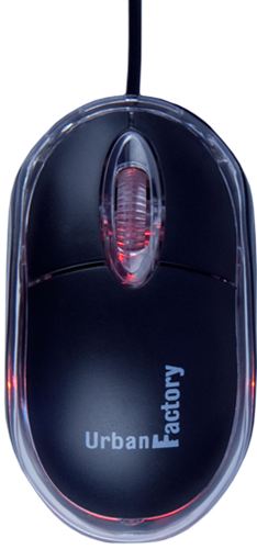 Mini Ratón Negro - BDM02UF - Económico y Práctico.