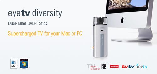 Doble Sintonizador EyeTV DIversity de Elgato para Mac/W7