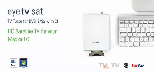 Sintonizador Satélite EyeTV Sat de Elgato para Mac/W7
