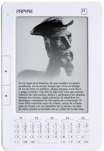 Libro Eléctronico Papyre 613, con teclado QWERTY y WiFi!