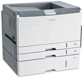Impresora A3 Lexmark C925dte - A3 Dúplex Láser color, Pantalla táctil 4.3", Doble bandeja, Pictbridge, 31ppm negro/color, alto rendimiento, USB 2.0, LAN ¡CON RED INTEGRADA!