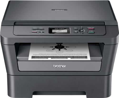 Impresora Brother DCP-7060D - Dúplex Multifunción Láser monocromo con Escáner Plano, 26ppm negro, USB 2.0 ¡¡ RÁPIDA Y ECONÓMICA !!