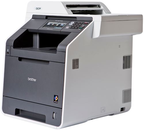Impresora Brother DCP-9270CDN - Dúplex Multifunción Láser color con ADF, Escáner Plano, Pictbridge, 28ppm negro/color, USB 2.0 ¡¡ CON RED INTEGRADA !!