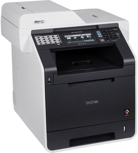 Impresora Brother MFC-9970CDW - Dúplex Multifunción Láser color con Fax, ADF, Escáner Plano, 28ppm negro/color, USB 2.0 ¡¡ CON RED INTEGRADA Y WIFI !!