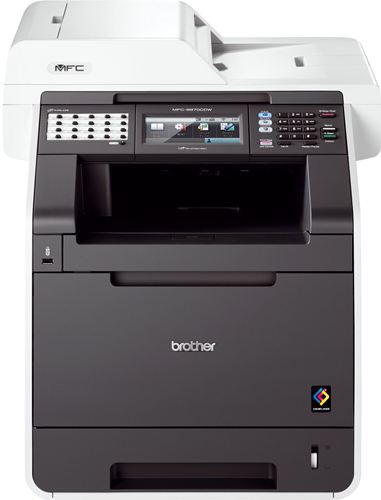 Impresora Brother MFC-9970CDW - Dúplex Multifunción Láser color con Fax, ADF, Escáner Plano, 28ppm negro/color, USB 2.0 ¡¡ CON RED INTEGRADA Y WIFI !!