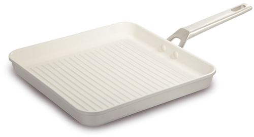 Sartén grill cerámica "Aire" Valira 4658/25 ligera para inducción, 28x28 cm.