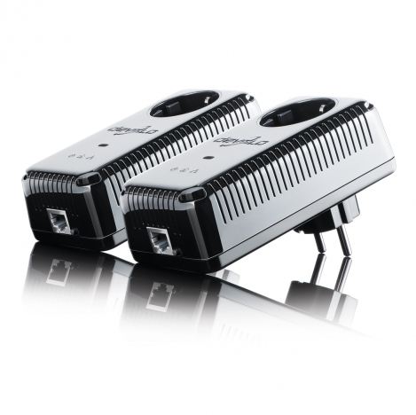 ¡¡Conéctate a Internet a través de la red eléctrica en cualquier sitio de tu casa y conecta entre si todos los dispositivos aptos para la red!! dLAN® 200 AVpro WP II de DEVOLO (1 adaptador)