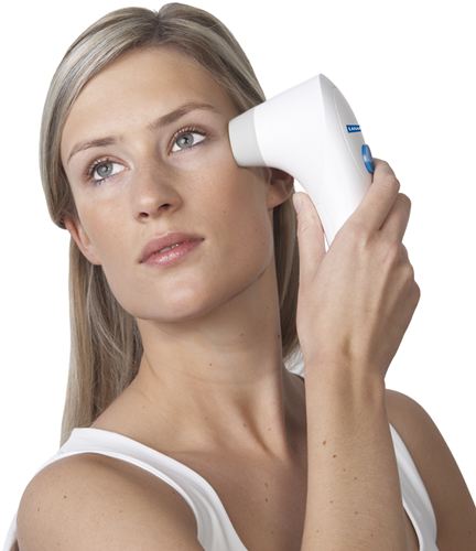 Masajeador Visage + Lanaform LA131301. Con un sistema de presion puede mejorar el tono de la piel del rostro, dándole un aspecto más joven.