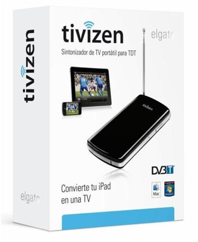 Sintonizador TV Portátil EyeTV Tivizen de Elgato para TDT compatible iPad2, iPad, iPhone 4, iPhone 3GS, iPod touch, Mac, PC