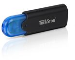 Unidad USB-Stick CLICK TreksStor - Unidad flash de 16GB de capacidad- rápida transferencia de datos gracias a la conexión USB 2.0 de alta velocidad - color negro/azul