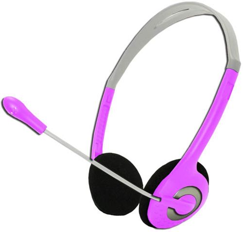 Cascos Auriculares con micrófono approx Stereo Ultraligero Rosa