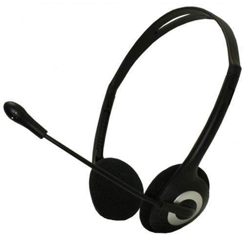 Cascos Auriculares con micrófono approx Stereo Ultraligero Negro