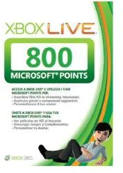 Xbox 360 LIVE 800 PUNTOS v2