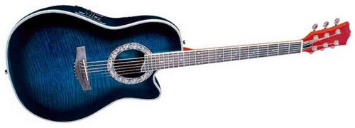 Guitarra electroacústica Rochester ARB-72CE TBLS Azul Transp.
