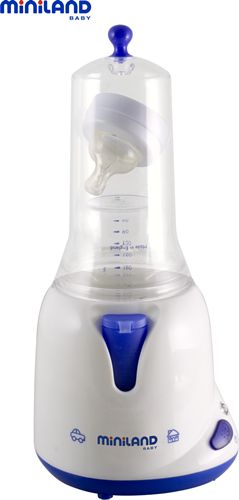 Calienta biberones + esterilizador, casa/ coche, para todos los tamaños de biberones y potitos