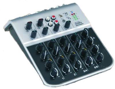 Mesa de mezclas de 6 canales USB BCT MM-602 USB