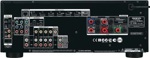 Cadena 5.1-Channel Network A/V Receiver ONKYO TX-NR414 Color Negro