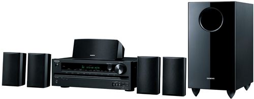 Cadena 5.1-Channel Home Cinema Receiver/Speaker Package ONKYO HTS 4505 Color Negro