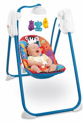 V4874 Columpio plegable Animalitos, FISHER-PRICE