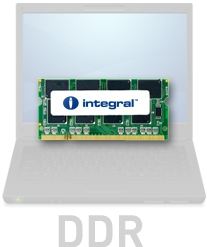 Modulo de memoria RAM integral™ para ordenador portátil - Notebook - 256 MB - 144 pines - DDR - SoDIMM - 133MHz / PC133 - 512 x 8 - Non ECC - CL3
