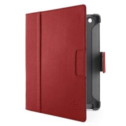 Funda Folio Cinema de cuero con pie de apoyo para el nuevo iPad y el iPad 2 BELKIN Rojo