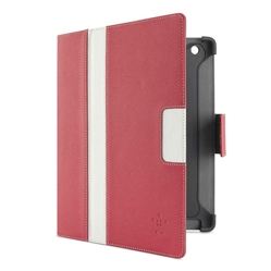 Funda Folio Cinema a rayas con pie de apoyo para el nuevo iPad y el iPad 2 BELKIN Rosa