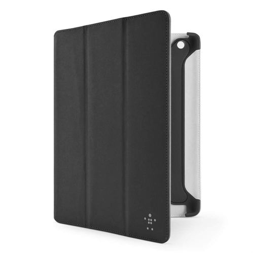 Funda Folio Tri-fold Duo Color Pro con pie de apoyo para el nuevo iPad y el iPad 2 BELKIN Negro