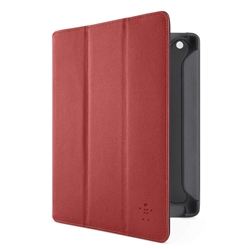 Funda Folio Tri-fold Pro con pie de apoyo para el nuevo iPad y el iPad 2 BELKIN Rojo