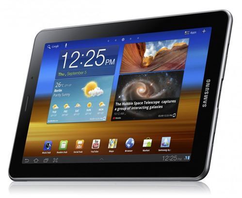 Samsung Galaxy Tab 7.7 + Teclado Ipad Bluetooth - Tableta con Android 3.2 (Honeycomb) - 16 GB - 7.7" - Cámara posterior + cámara frontal - Host USB - Ranura para microSD - Wi-Fi - Bluetooth - 3G