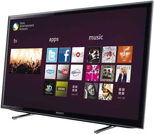 Televisor Full HD de 117cm/46" Sony BRAVIA KDL-46EX650 con Edge LED, X-Reality, Wi-Fi incorporado y Sony Internet TV