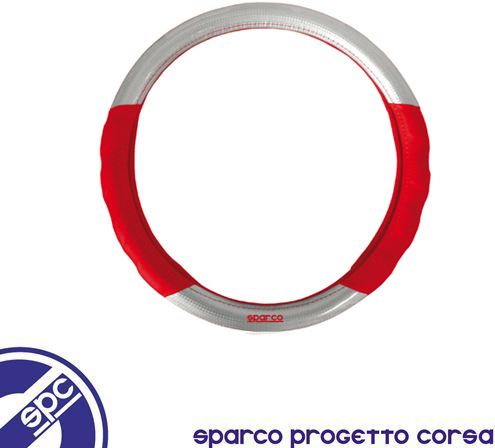 Funda para volante de coche SPARCO PROGETTO CORSA Rojo