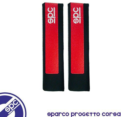 Juego de Almohadillas para cinturón SPARCO PROGETTO CORSA Rojo