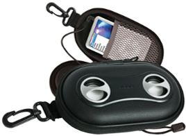 Altavoz portátil HMDX para conectar al iPod, iPhone, reproductores MP3, ordenadores, tabletas...