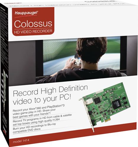 ¡¡ CÓMPRALO GAMERS !! Capturadora Hauppauge Colossus - ¡Grabe sus juegos de vídeo de HD y programas de TV utilizando H.264!